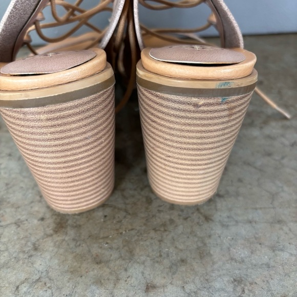 FR x FP Free People Gladiator Style Heeled Sandals Size 9 - Picture 5 of 9